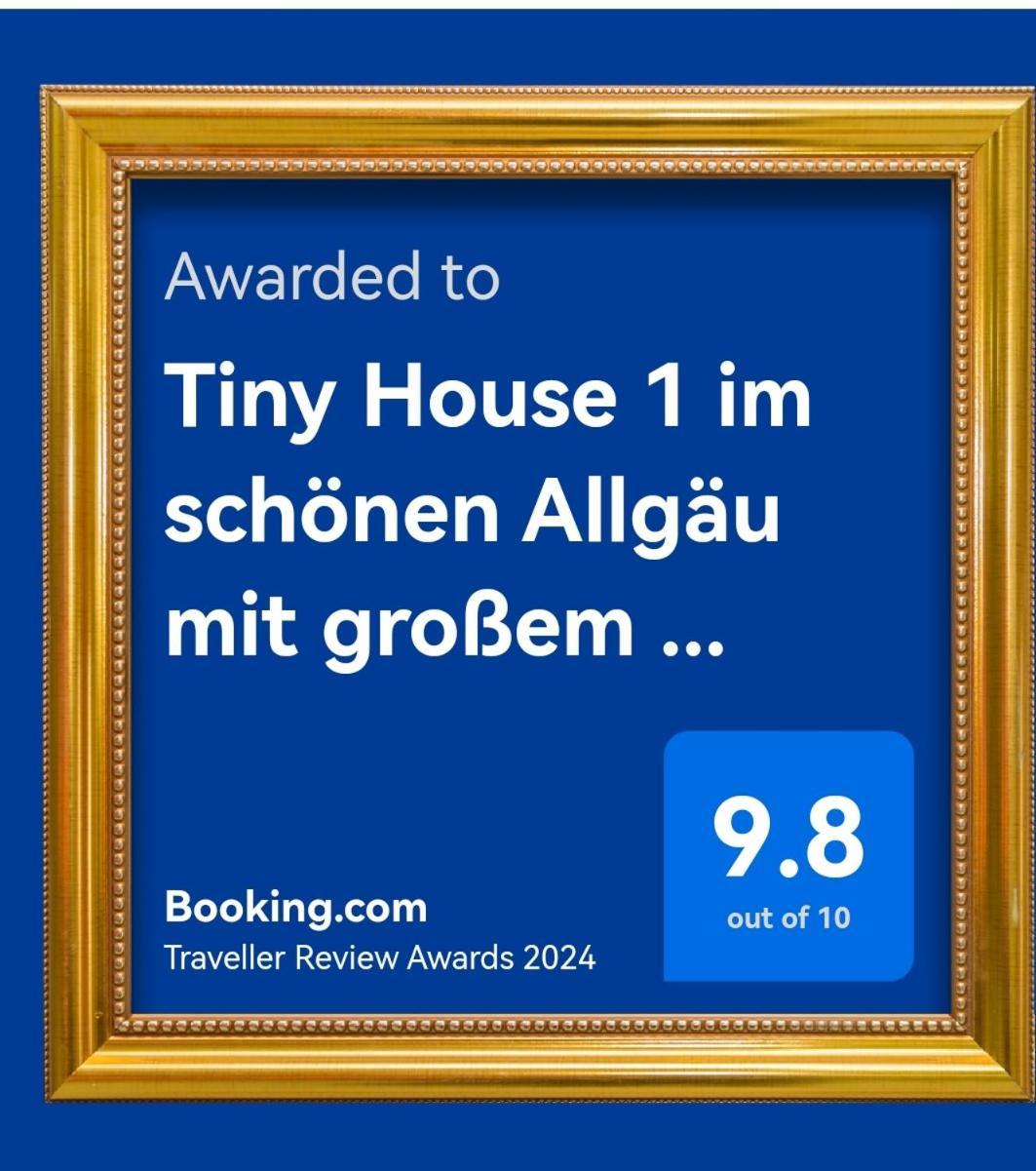 Tiny House 1 Im Schoenen Allgaeu Mit Grossem Garten, Naturnah Бад Вурцах Екстериор снимка